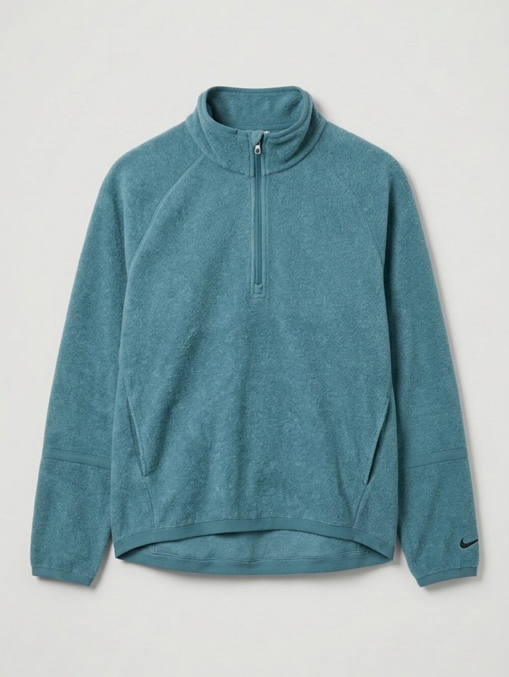 Nike Women's Teal Half-Zip Fleece Pullover